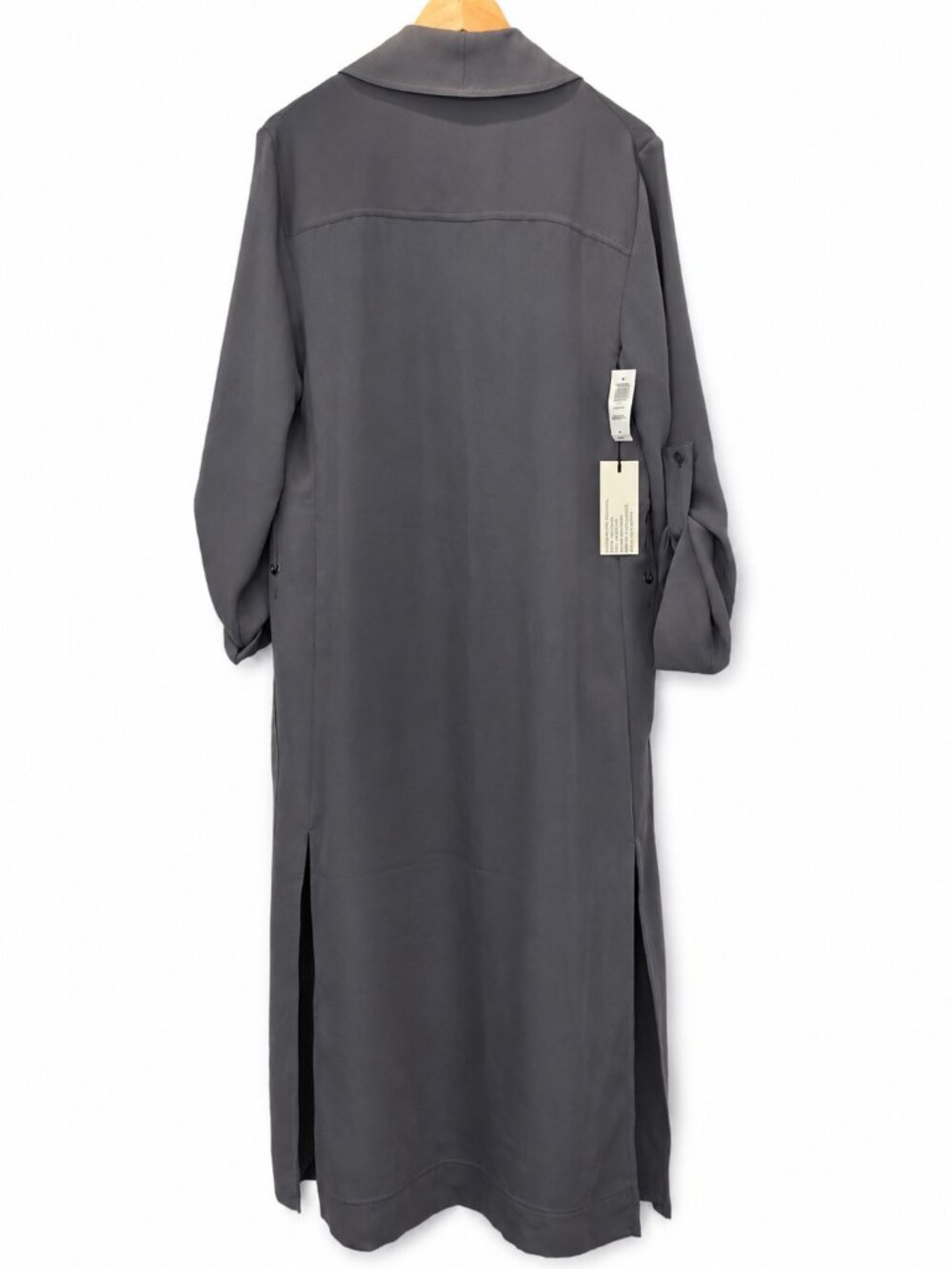 NWT Babaton Aritzia Kahlo Robe Jacket Dark Slate Size M - Picture 3 of 16
